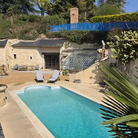 L'epissantre-24p- Piscine- Troglodytique * Fontaine-Milon